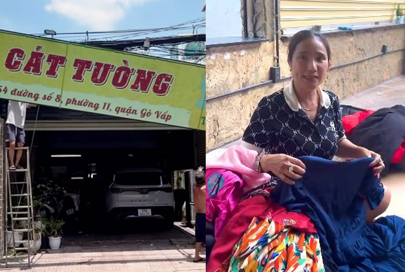 Vừa mới tháo dỡ quán cà phê chưa lâu, NSƯT Cát Tường lại bị bắt gặp cảnh b:án đồ cũ: Sao chị thảm thế này?