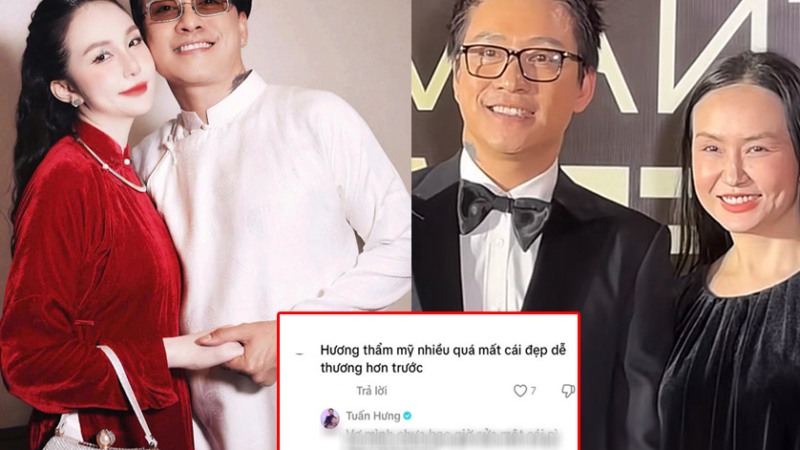 Hương Baby bị soi nhan sắc xuống cấp, Tuấn Hưng đáp trả cực gắt: Một câu nói khiến antifan “cứng họng”!