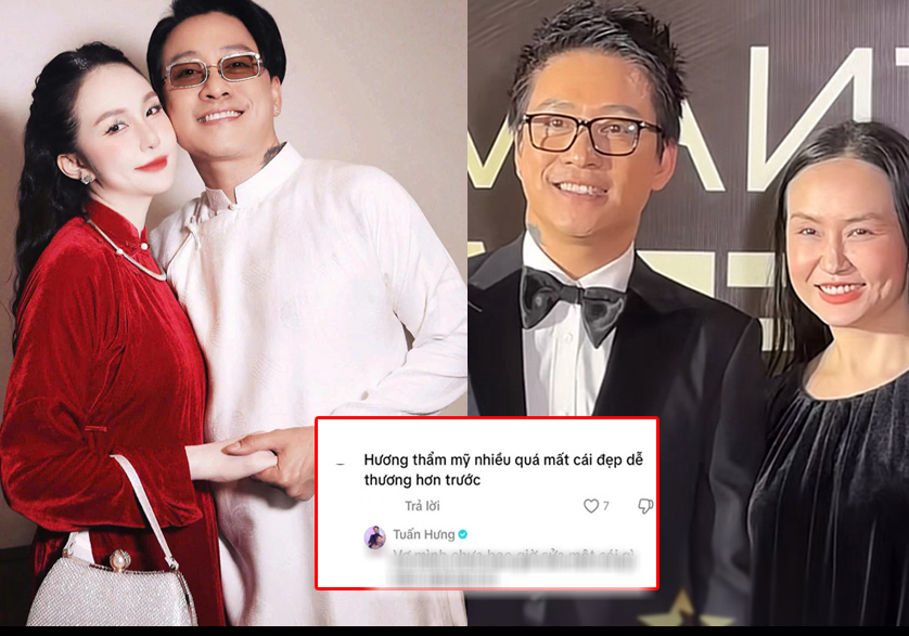 Hương Baby bị soi nhan sắc xuống cấp, Tuấn Hưng đáp trả cực gắt: Một câu nói khiến antifan “cứng họng”!