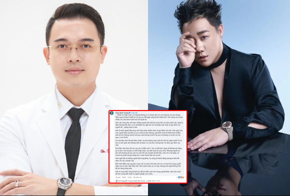 Sau bài xin lỗi của ca sĩ Trung Quân Idol vì hành hung phụ nữ, chồng nạn nhân tiếp tục lên tiếng: Dằn mặt nam ca sĩ 1 câu nghe cũng rén ngang