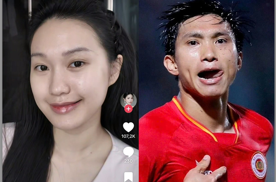 Sốc với nhan sắc ít son phấn của bà xã Đoàn Văn Hậu: Thì ra đây là lí do nam cầu thủ phát chán nên đi trêu ngươi gái lạ?