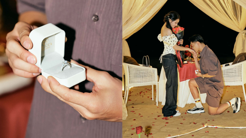 Cầu thủ Vũ Văn Thanh cầu hôn bạn gái “trâm anh thế phiệt” trong khung cảnh như phim: Ngỏ lời kết hôn đã “khủng” thế này, đám cưới chắc còn hoành tráng nữa!