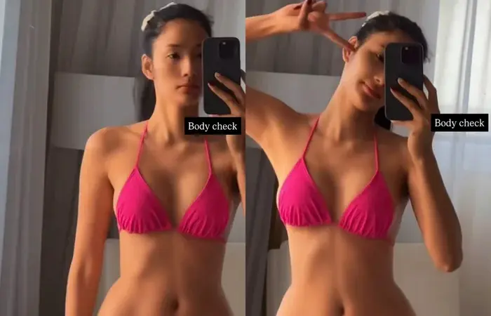 Body ‘nét căng’ của Hoàng Thùy trong bikini bé xíu: Vóc dáng này chắc chắn đậu casting Victoria’s Secret!