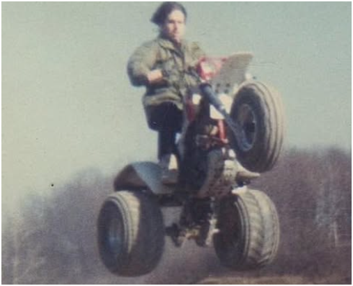 What did riders say after launching a Honda ATC into the air? A feeling many never forgot