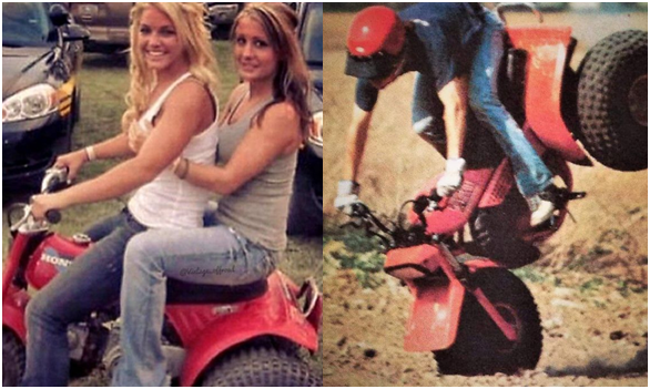 “Men who ride Honda ATCs are dumb and poor?” — American woman sparks massive backlash online